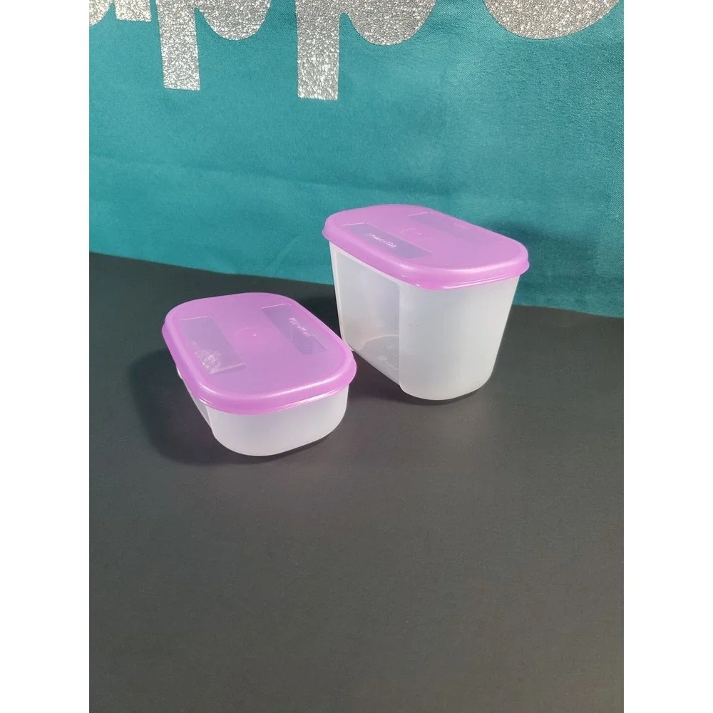 Tupperware Freezer Mates FreezeMate Herb Saver Mini Containers Set Of 2